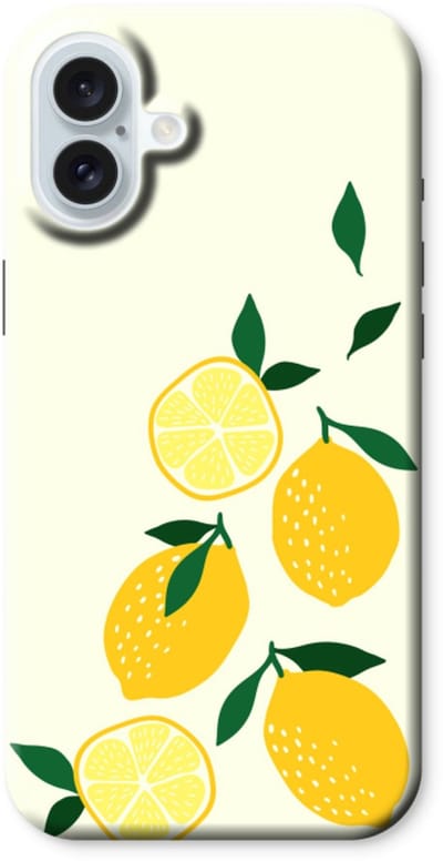 Case Company® - Hoesje geschikt voor iPhone 16 Plus hoesje - You're my lemon - Tough Case - Maximale Bescherming alle Kanten en Schermrand