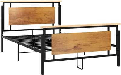 Tweepersoons Metalen Bedframe 120x200 cm met Stevige Lattenbodem