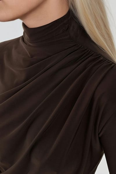 Elegante Zachte Aanraak Lange Mouwen Gebreide Top