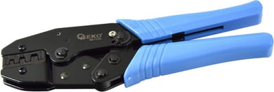 GEKO Rateltang voor geïsoleerde terminals - 0,5-6,0 mm² - Stalen bekken - Ergonomische handgrepen