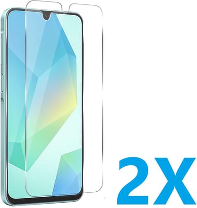 Screenprotector Glas - Tempered Glass Screen Protector Geschikt voor: Samsung Galaxy A16 - 2x