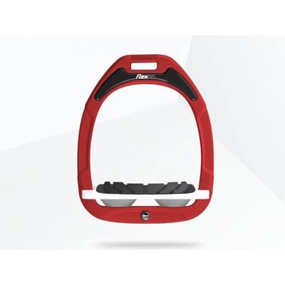 Ingelijnde grip teugels Bordeaux/Grijs/Grijs Flex-On Green Composite