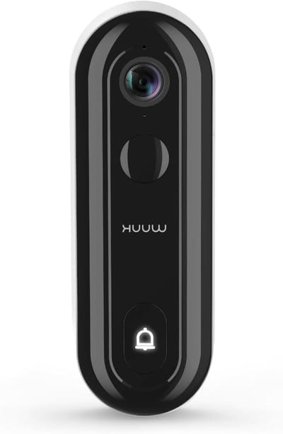 Video Deurbel Camera - Beveiligingscamera Set - Huis Beveiliging - 2K HD Beeld - 32GB Opslag - Wit