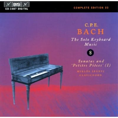 Miklós Spányi - C.P.E. Bach: Solo Keyboard Music Vol 8 (CD)