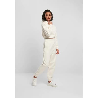 Urban Classics - Short Oversized Sweat Crop Hoodie - M - Creme