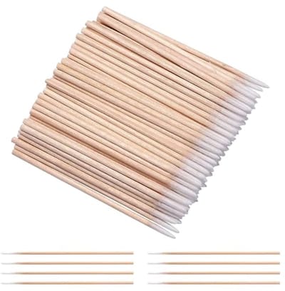 Dailygoods - 1000 stuks microblading wattenstaafjes met precisiepunt voor beauty en make-up