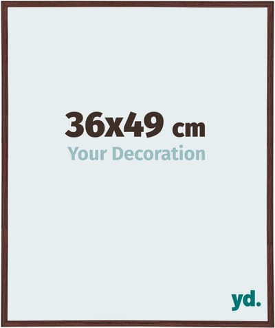 Your Decoration - Fotolijst 36x49 cm - Kunststof - Bruin - Annecy