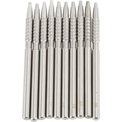 10 stuks Horlogewijzers Perser Plaatsingshulp Inzetter Horlogereparatiegereedschap voor Horlogereparateurs white