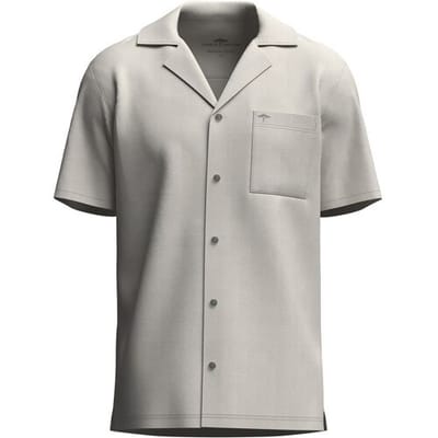 Fynch-Hatton Overhemd Uni Color Premium Cotton Short Sleeve Resort New Off White / male
