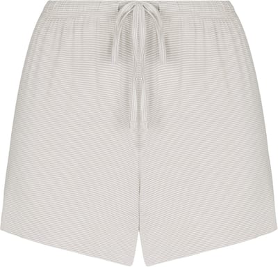 Hunkemöller Pyjama Short Striped Jersey Grijs