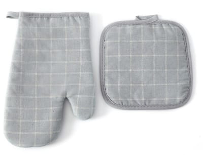 Dailygoods- Ovenwant hittebestendig - Katoenen ovenhandschoenen - Pannenlap - Kookhandschoenen - Set van 1 stuk - Zachte binnenvoering