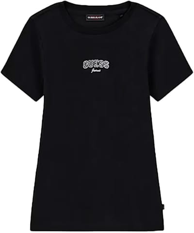 Guess Jeans W6rp21ka0h1 T-shirt Met Korte Mouwen Zwart XS Vrouw