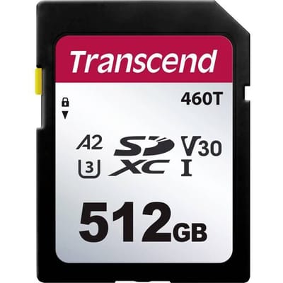 Transcend TS512GSDC460T-VS1 SD-kaart Retail 512 GB Geschikt voor industriële toepassingen