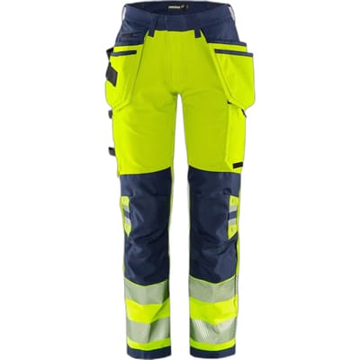 Hoog zichtbaarheid werkbroek klasse 2 dames Fristads Outdoor 2664 GSTP