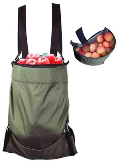 Waterdichte Tuinschort voor het Verzamelen van Groenten en Fruit - Ruim en Duurzaam