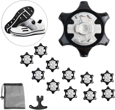 12 Golf Shoe Spikes - Zachte Antislip Spikes voor Golf, Verbeterde Grip, Stabiliteit en Comfort voor Golfers