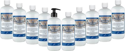 Handzeep Hamam 1 liter - met gratis pomp - set van 10 stuks - Voordeelverpakking