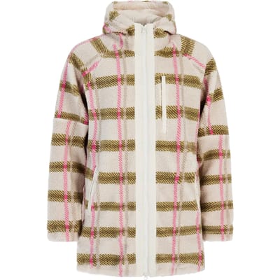 Protest Prtfola - Fleece vest Dames - Outdoor shacket - High-pile teddy fleece - Capuchon