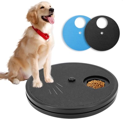 2-in-1 Draaibaar Hondenspeelgoed - Krabber en Langzame Voerbak - voor Kleine en Grote Honden