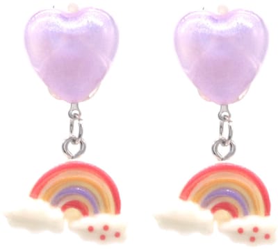 Clip On Oorbellen Kinderen - Regenboog - Kleurrijk Cadeau