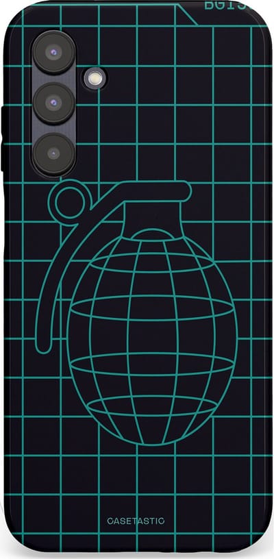 Casetastic Hoesje Geschikt voor Samsung A25 - Stijlvolle Beschermende Duo-layer Case - Retro bom