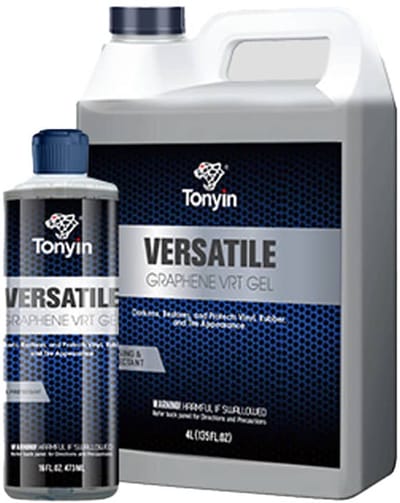 Tonyin | Versatile | Graphene VRT Gel | reinigt en beschermt | Vinyl | Rubber | Banden |