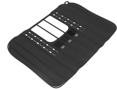 Dailygoods- Gootsteenmat Stevig - Opvouwbaar - Hittebestendig - Siliconen - Gootsteenafdekking - 54 x 41 cm - Afdekmat