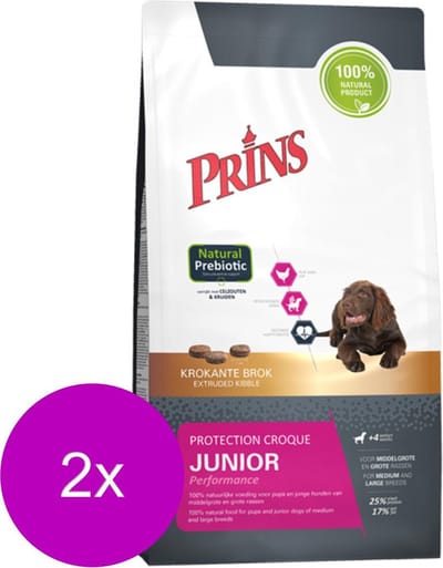 Prins Protection Croque Junior Performance - Hondenvoer - 2 x 10 kg