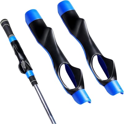 Golf Grip Trainer - Handhouding Trainer - Golf Swing Verbeteren - Gestructureerd Antislip Materiaal - 155 cm Lengte - Blauw