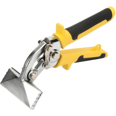 3 inch 45 Graden Offset Metalen Handkniptang Kielbuigtang yellow