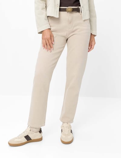 Brax Dames Jeans  Style MADISON S DESERT, denim lichtbeige, maat 34