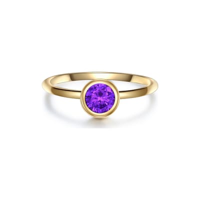 Glanzstücke München Dames-Damesring 925 Zilver Kleur steen 52 Lila 32021178