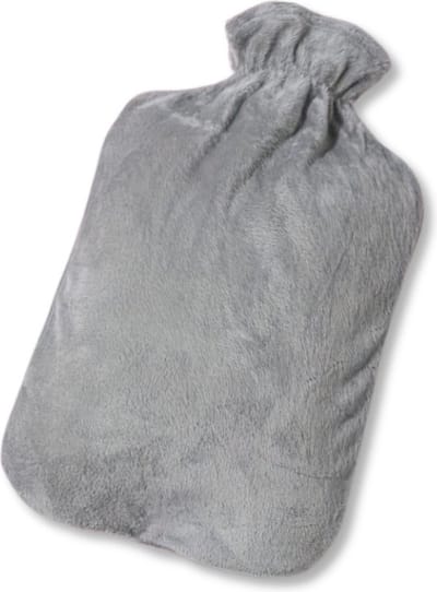 Bovista Warmtekruik - Warmtekussen - Warmwaterkruik - Kruik - Met Hoes - Warmwaterzak - Knuffel - Bag - Grijs