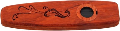 Houten Kazoo - Muziek Fluit - Muziek Maken - Duurzame Constructie - 10.5 cm - Koffie