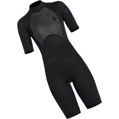 Dames Wetsuit Korte Mouw Eendelig 2MM Zwempak UPF50 Plus 4-weg Stretch Thermisch Neopreen voor Duiken Surfen Zwemmen zwart