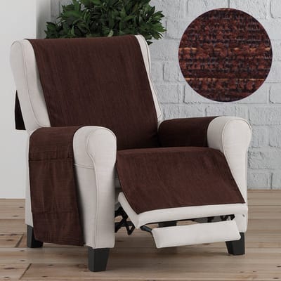 Fauteuilbeschermer Kioto - 55cm breed - Bruin