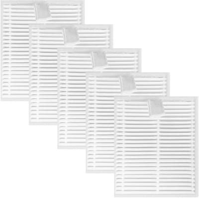 Dailygoods- HEPA-filter 5 stuks - Vervangende Filteraccessoires - Geschikt voor Roborock Q7 M5/Q7 L5 - Herbruikbaar/Washable - Filtert 99,98% van de Deeltjes - Stofzuigerfilter