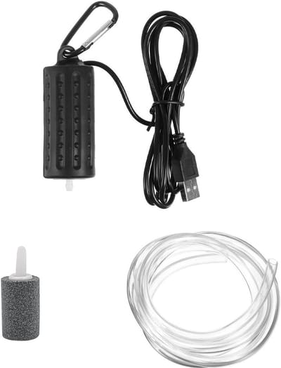 Draagbare Mini USB Luchtpomp voor Aquaria - Stil, Energiezuinig en Ideaal voor Zuurstofvoorziening