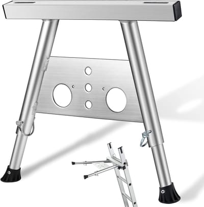 Stabilizer voor trappen en daken - Aluminium wandafstandhouder - Verstelbare lengte 56-74 cm - Kan 385 pond dragen
