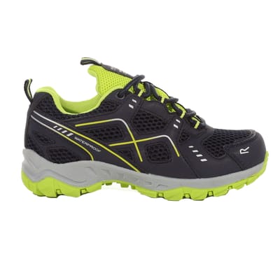 Regatta Kinder/Kinder Vendeavour Wandelschoenen (Navy/Lime Punch)