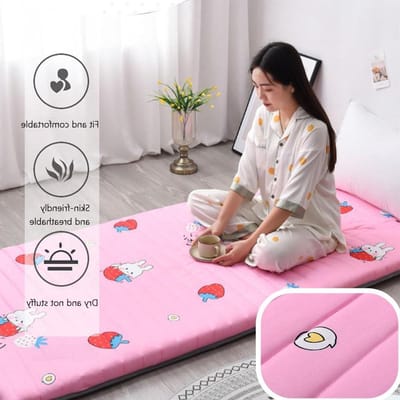 Japanse futonmatras - Vouwmatras slaapbank - Kamperen thuisgebruik - Draagbaar opvouwbaar - 5 cm dik - Grijs