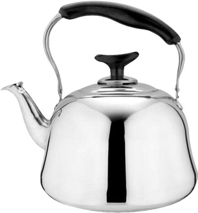 Roestvrij Waterkoker - Theepot Snelkoker - Water Koken - Universele Bodem - 2 Liter - Zilver