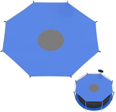 Cosensi- Trampolinehoes Hoogwaardige Bescherming - Weerbestendig - Blauw - Robuuste Constructie - Eenvoudig Te Monteren - Verlengt Levensduur - Trampolinebescherming