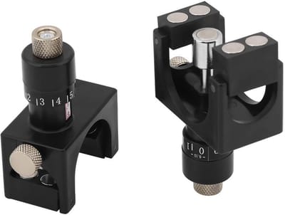 Dailygoods- Schaafmachine - Micro-verstelbare Plaatsingsmeter - Staal - Houtbewerking - Magnetische Bevestiging - Nauwkeurige Installatie - Schaafblad