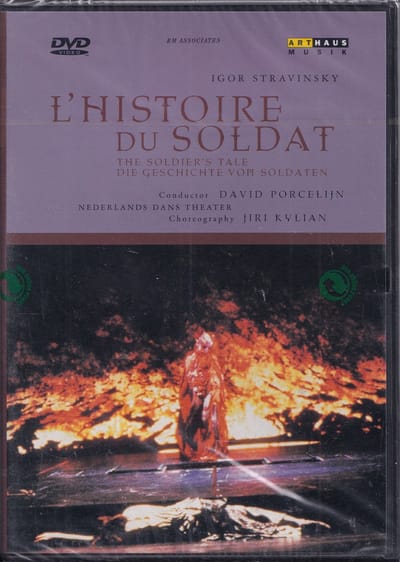 DVD L'histoire du Soldat - Igor Stravinsky - Nacho Duato, Aryeh Weiner, Gerald Tibbs, Nederlands Dans Theater o.l.v. David Porcelijn