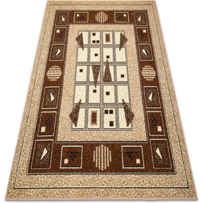 Kleden Rugsx Tapijt BCF Morad DZETA geometrisch, Klassiek - 60x110 cm