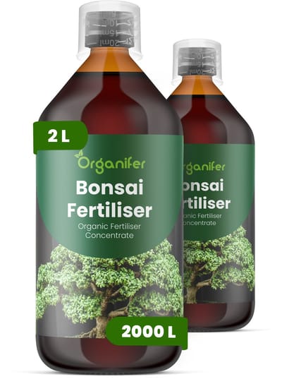 Vloeibare Meststof Voor Bonsai 2X1 L Voor 2000 L - Npk 2-1-8 - Gecontroleerde Groei - Fijne Vertakking - Compacte Internodiën - Wortelontwikkelin - Stressbestendig - Zachte Nutriëntenopname - Binnen- En Buitenbonsai - Organifer