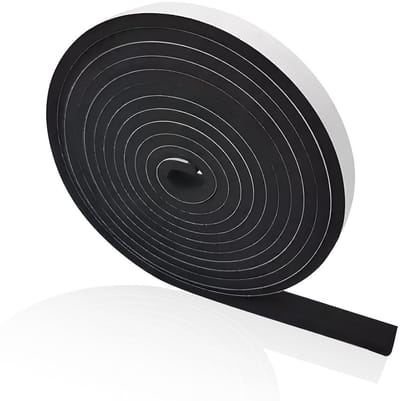 Zelfklevende Stove Seal voor Haard en Barbecue - 2.5 m Warmtebestendige Afsluiting voor Haardramen, Kachelpijpen en Rooktoestellen, 3 mm Dikte