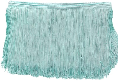 Dailygoods- Fransenband 15 cm - Decoratieve Bies - Kwastband - Naai-accessoires - Polyester - Diverse Kleuren - Franje