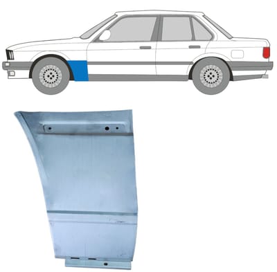 Reparatiepaneel voorspatbord voor BMW 3 E30 1982-1994 / Links / COMBI / SEDAN